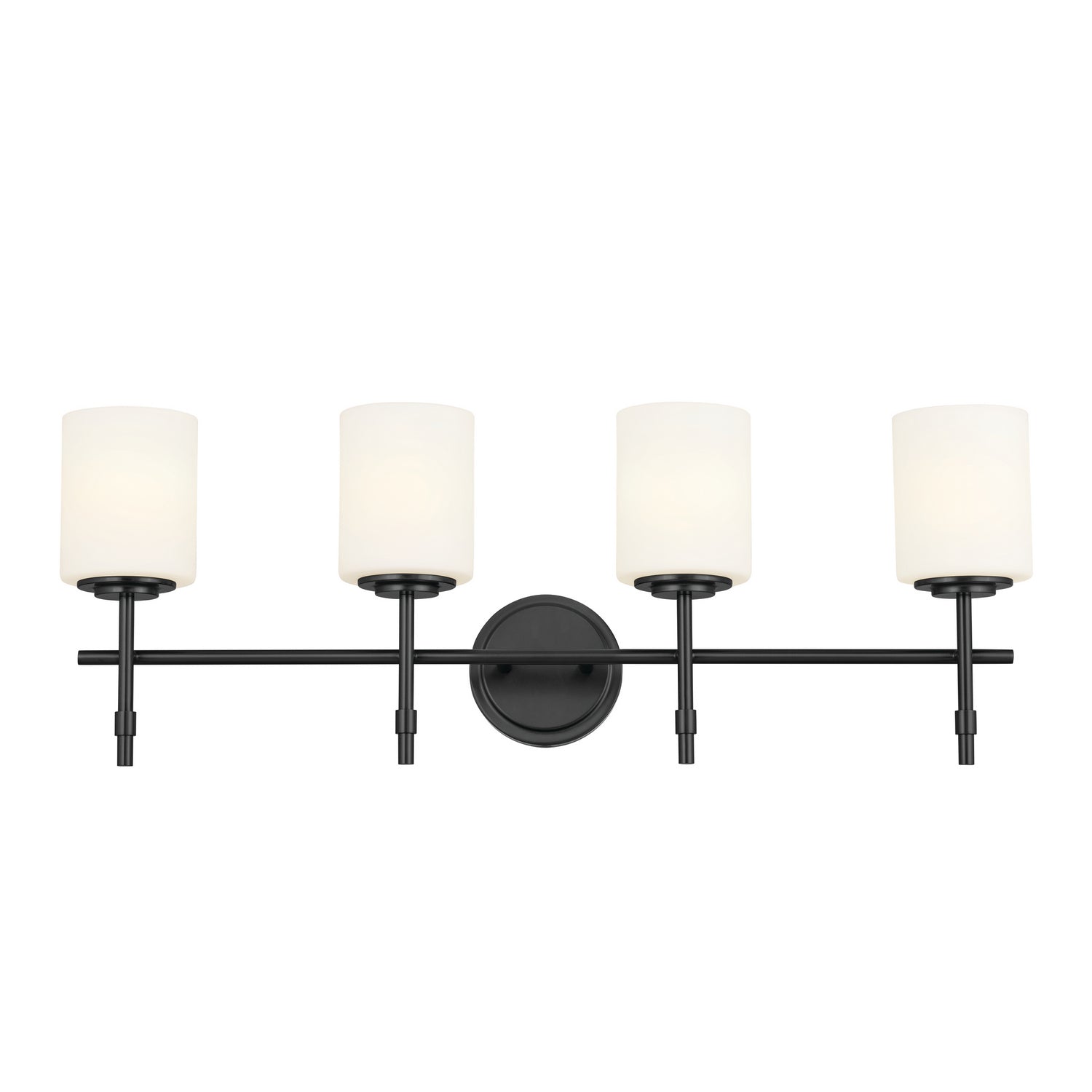 Kichler - 55143BK - Four Light Bath - Ali - Black