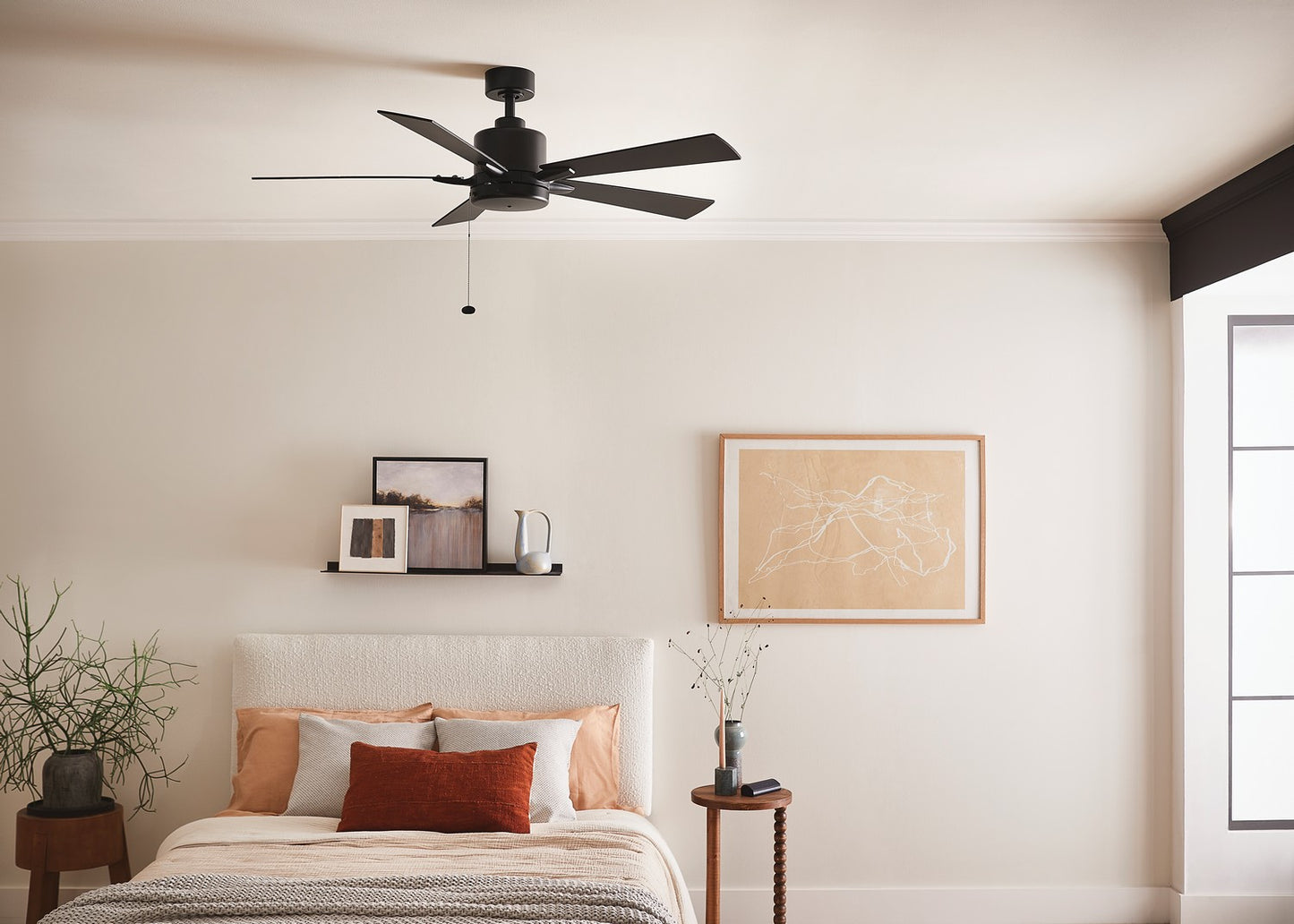 Kichler - 330242SBK - 52"Ceiling Fan - Lucian II - Satin Black