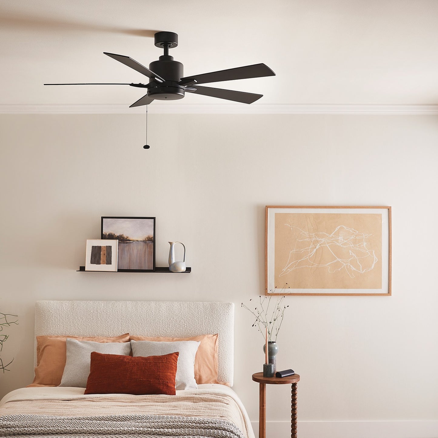 Kichler - 330242SBK - 52"Ceiling Fan - Lucian II - Satin Black