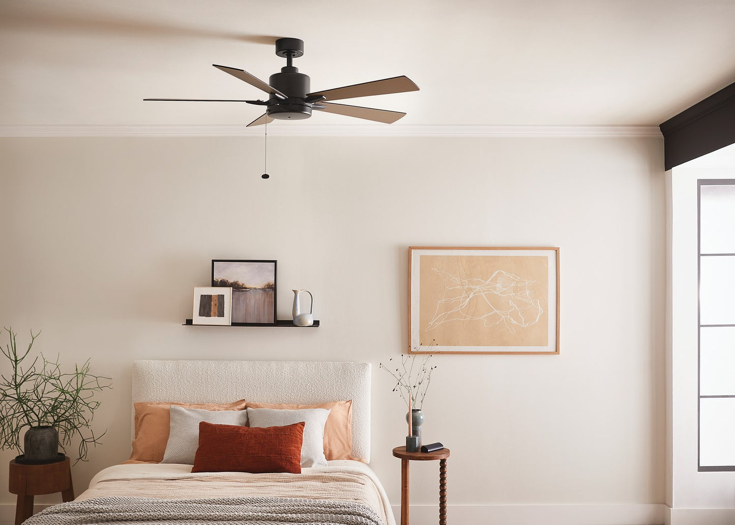 Kichler - 330242SBK - 52"Ceiling Fan - Lucian II - Satin Black