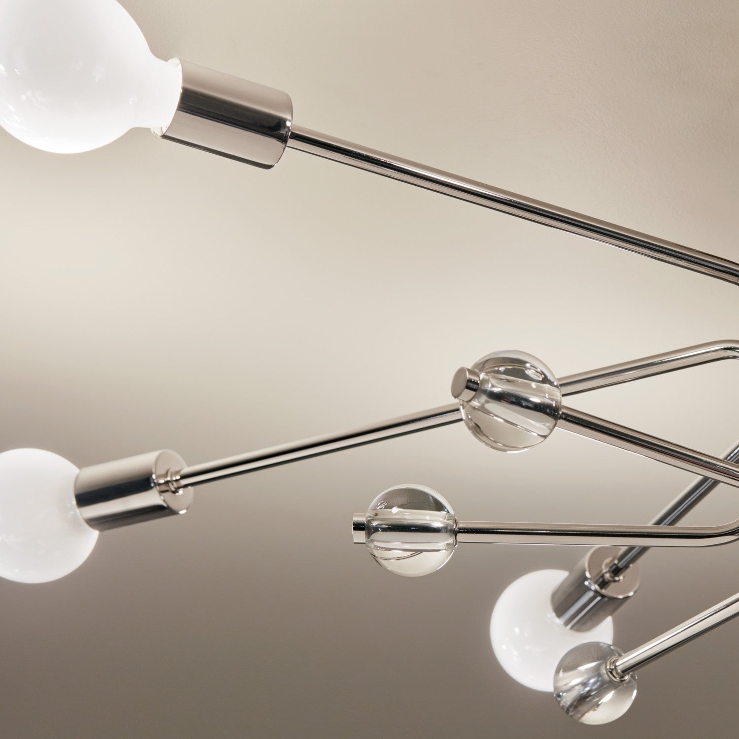 Kichler - 52602PN - Six Light Semi Flush Mount - Ocala - Polished Nickel