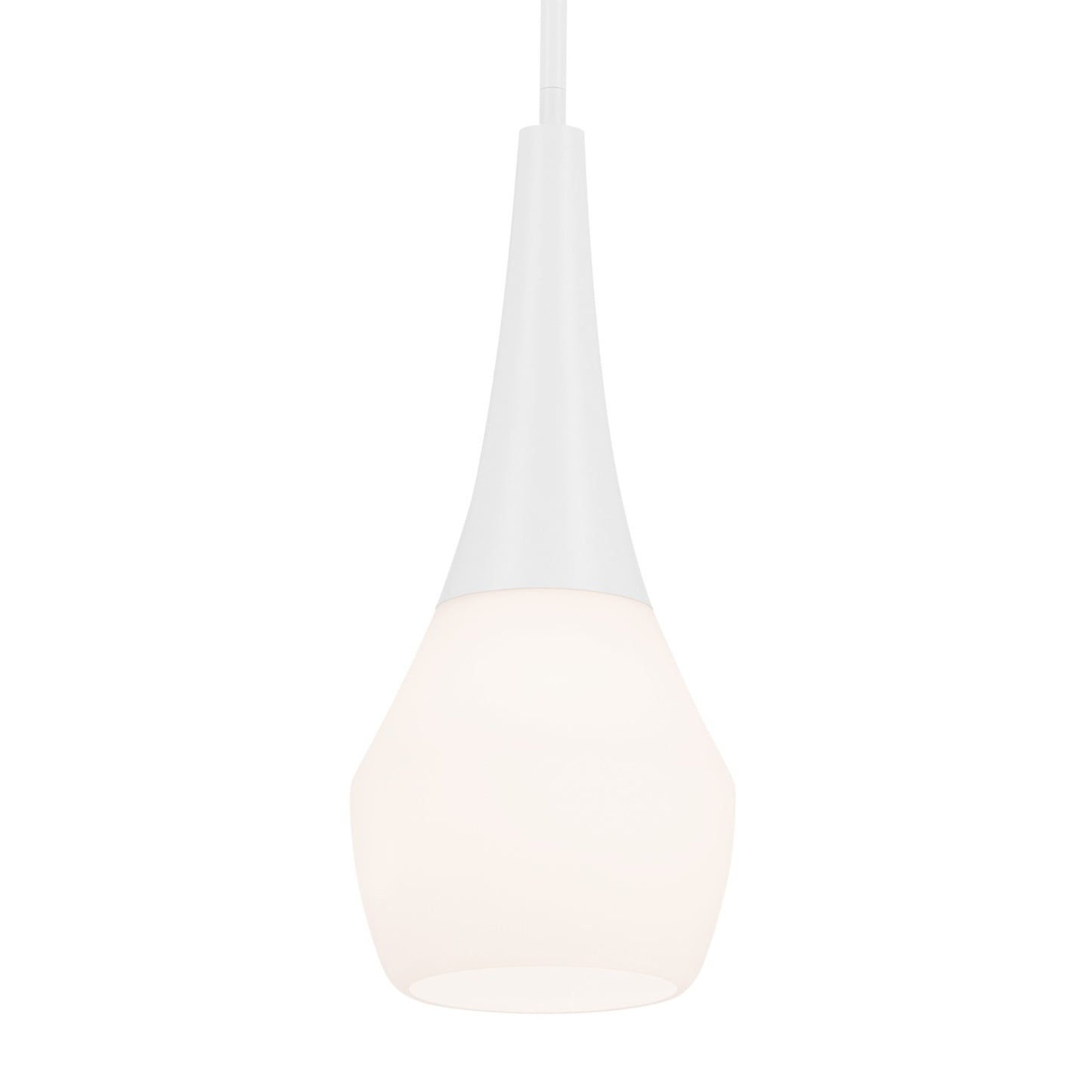 Kichler - 52529WH - One Light Pendant - Deela - White