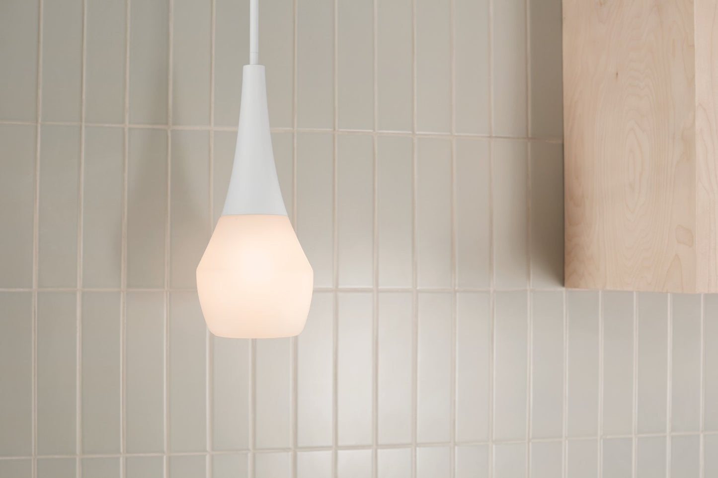 Kichler - 52529WH - One Light Pendant - Deela - White