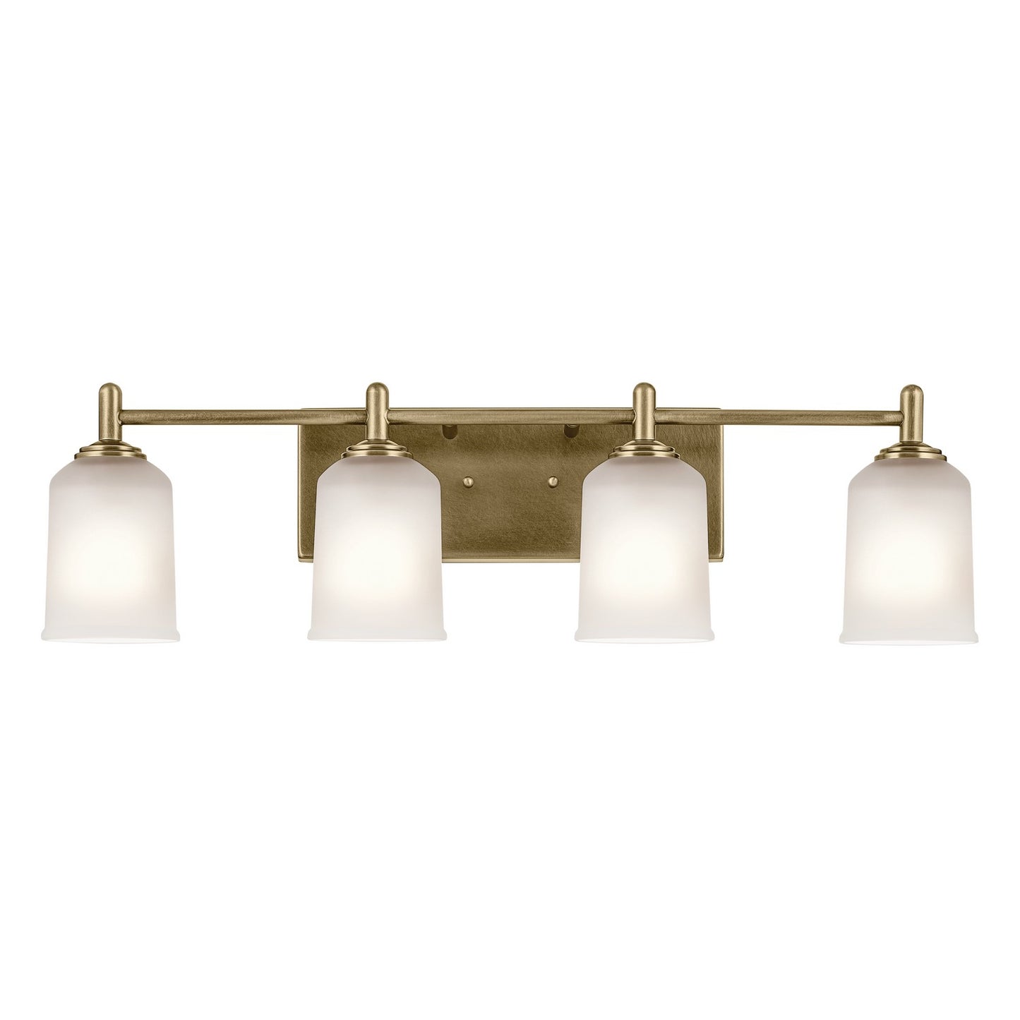 Kichler - 45575NBR - Four Light Bath - Shailene - Natural Brass