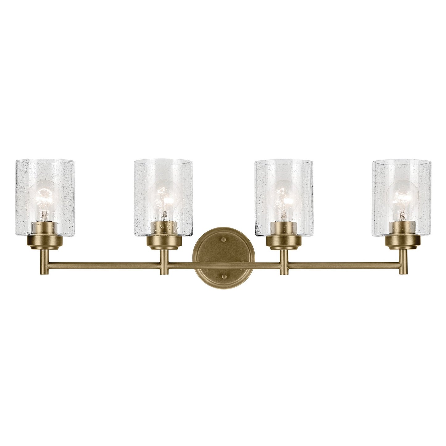 Kichler - 45887NBR - Four Light Bath - Winslow - Natural Brass