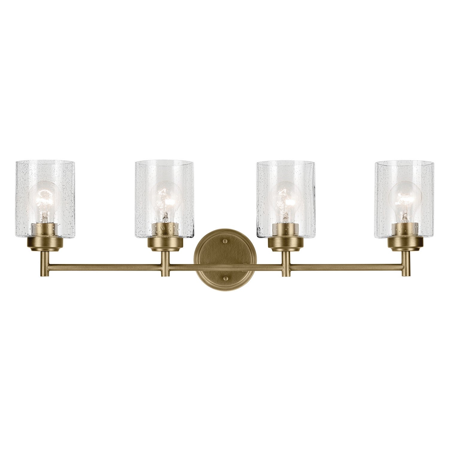 Kichler - 45887NBR - Four Light Bath - Winslow - Natural Brass