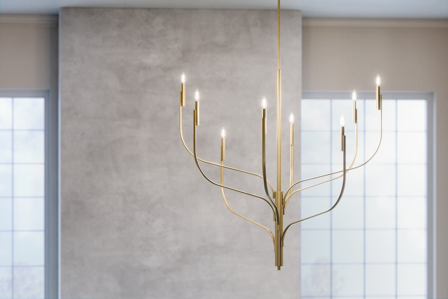 Kichler - 52675CPZ - Eight Light Chandelier - Livadia - Champagne Bronze