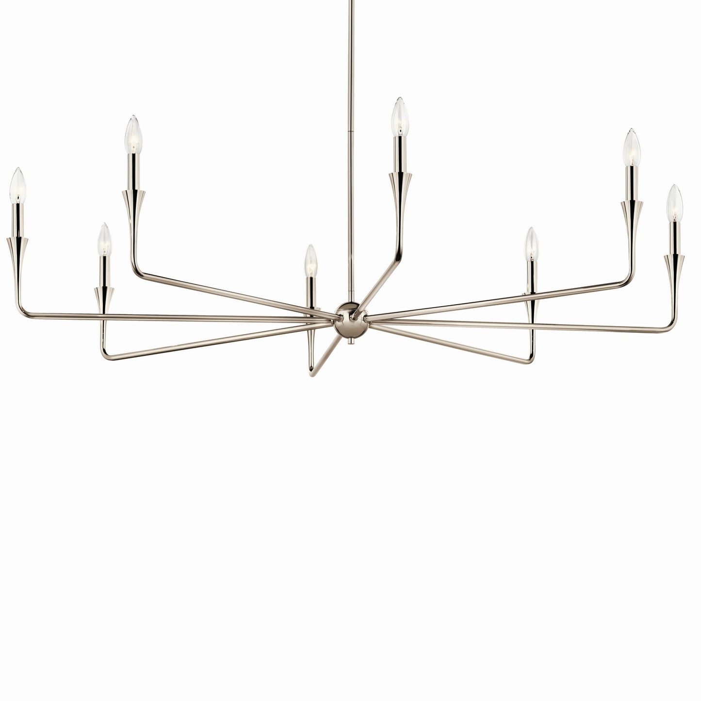Kichler - 52691PN - Eight Light Chandelier - Alvaro - Polished Nickel