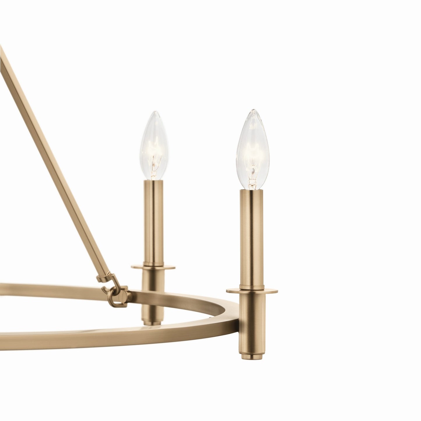 Kichler - 52705CPZ - Six Light Chandelier - Carrick - Champagne Bronze