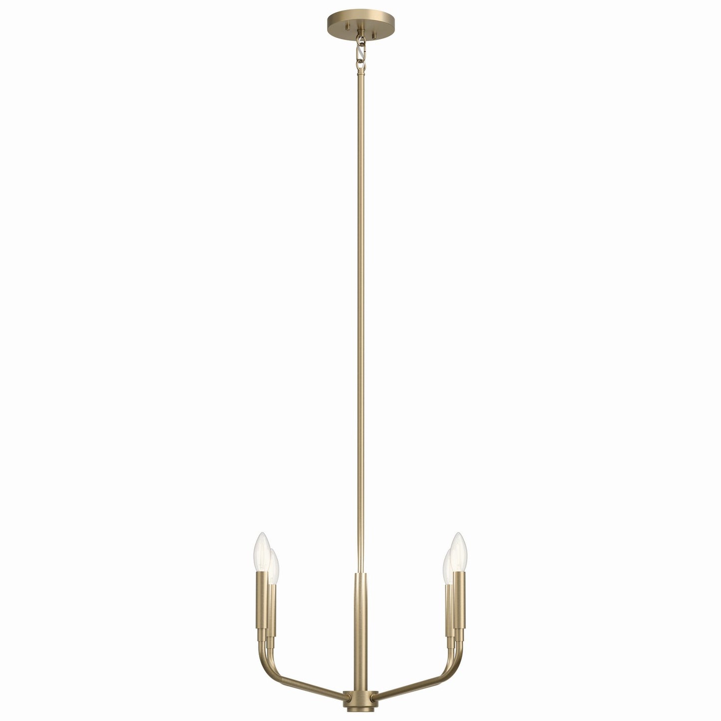 Kichler - 52716CPZ - Four Light Chandelier/Semi Flush Mount - Madden - Champagne Bronze