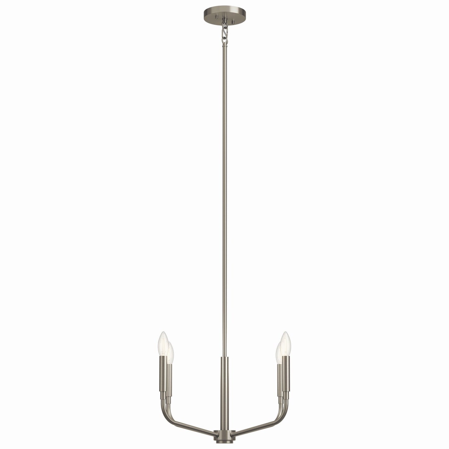 Kichler - 52716NI - Four Light Chandelier/Semi Flush Mount - Madden - Brushed Nickel