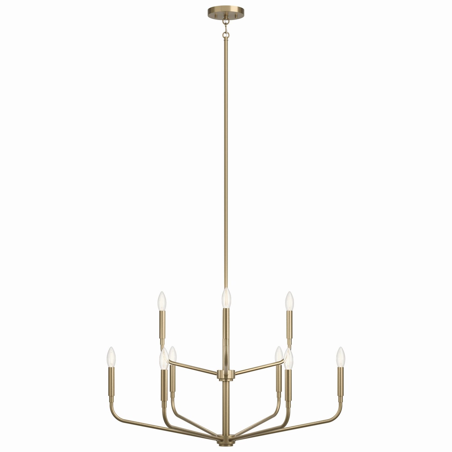 Kichler - 52720CPZ - Nine Light Chandelier - Madden - Champagne Bronze