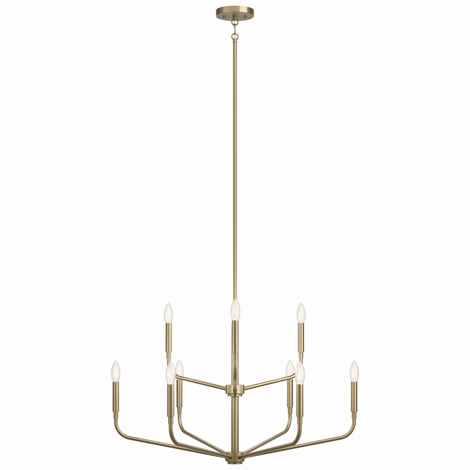 Kichler - 52720CPZ - Nine Light Chandelier - Madden - Champagne Bronze