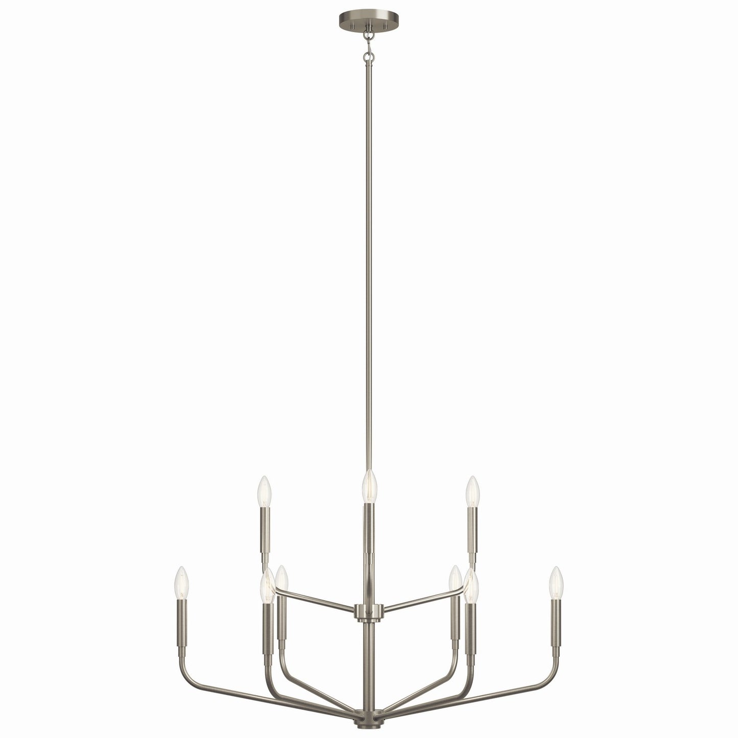 Kichler - 52720NI - Nine Light Chandelier - Madden - Brushed Nickel