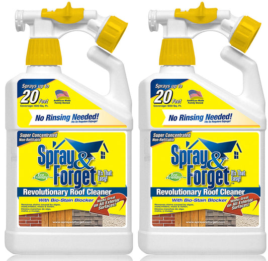 Spray & Forget 2 Pkg Hose End Roof Cleaner