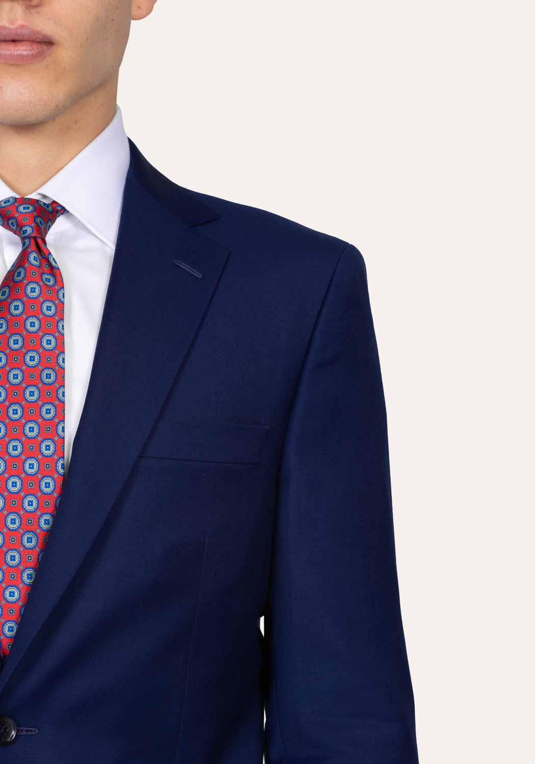 Signature Navy Blue Solid Suit