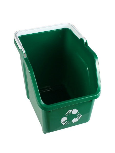 Stackable Recycling Bin Dark Green