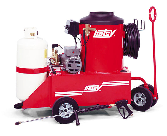 Hotsy® Model 771 Hot Water Electric Pressure Washer - 3.0 GPM @ 1500 PSI, 3HP 230V/1PH 13 AMP Baldor Electric Motor, LP-Fired, Optional Portability, Direct Drive Hotsy Triplex Pump w/NESTechnology,