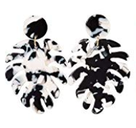 Ayla Palm Tree Resin Earring