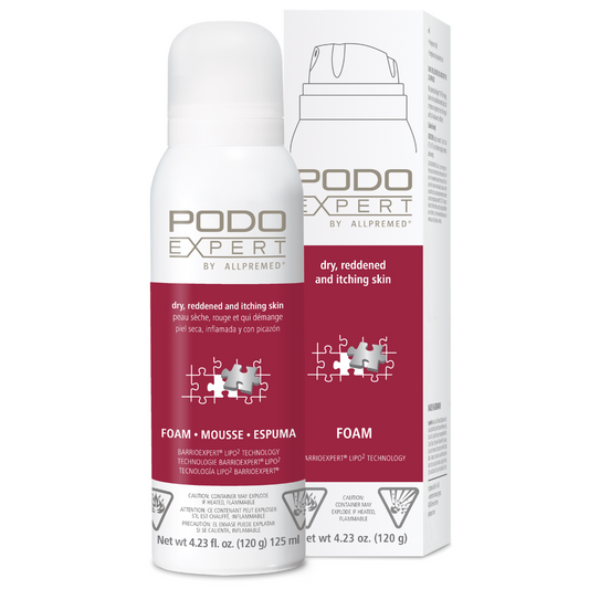PODOEXPERT DRY, REDDENED & ITCHING SKIN FOAM