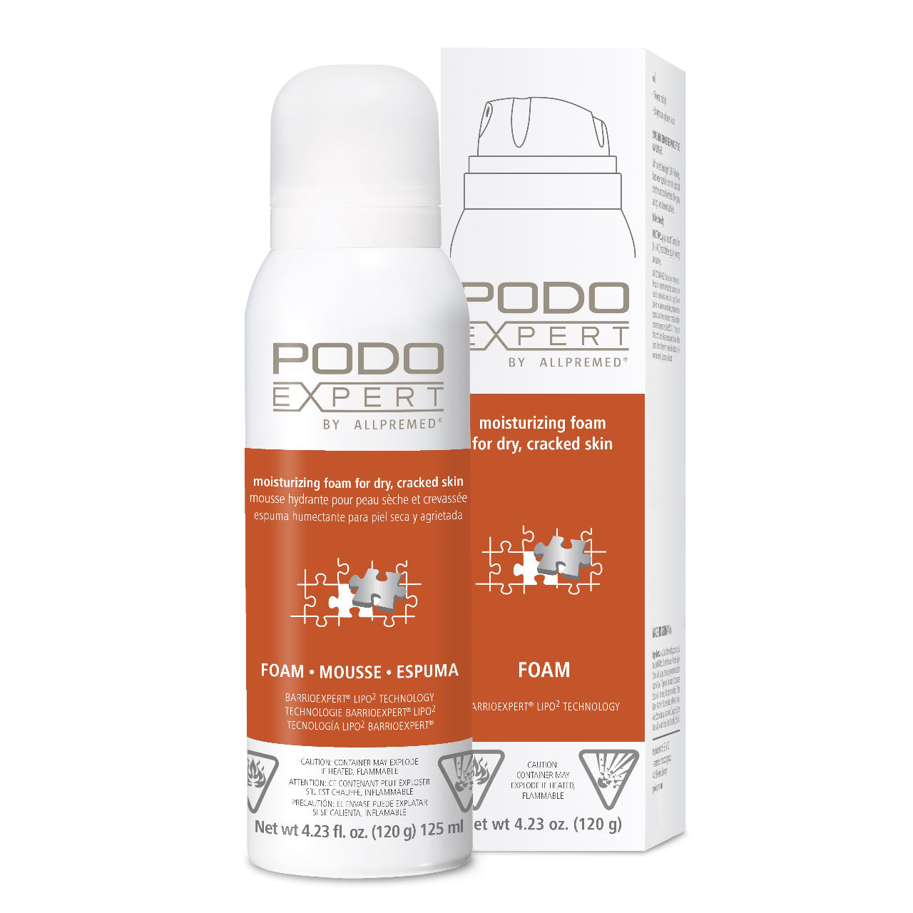 PODOEXPERT DRY TO CRACKED SKIN FOAM