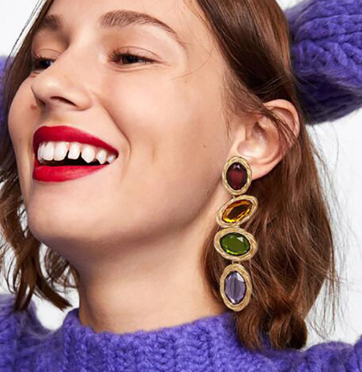 Emersyn Multicolor Drop Earring