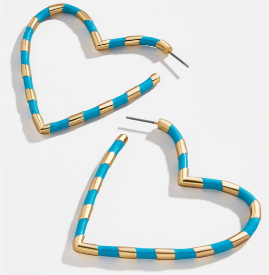 Harper Heart Hoop Earring