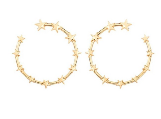 Jst Green Star Earring