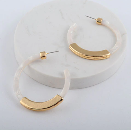 Milani Resin Hoop Earring
