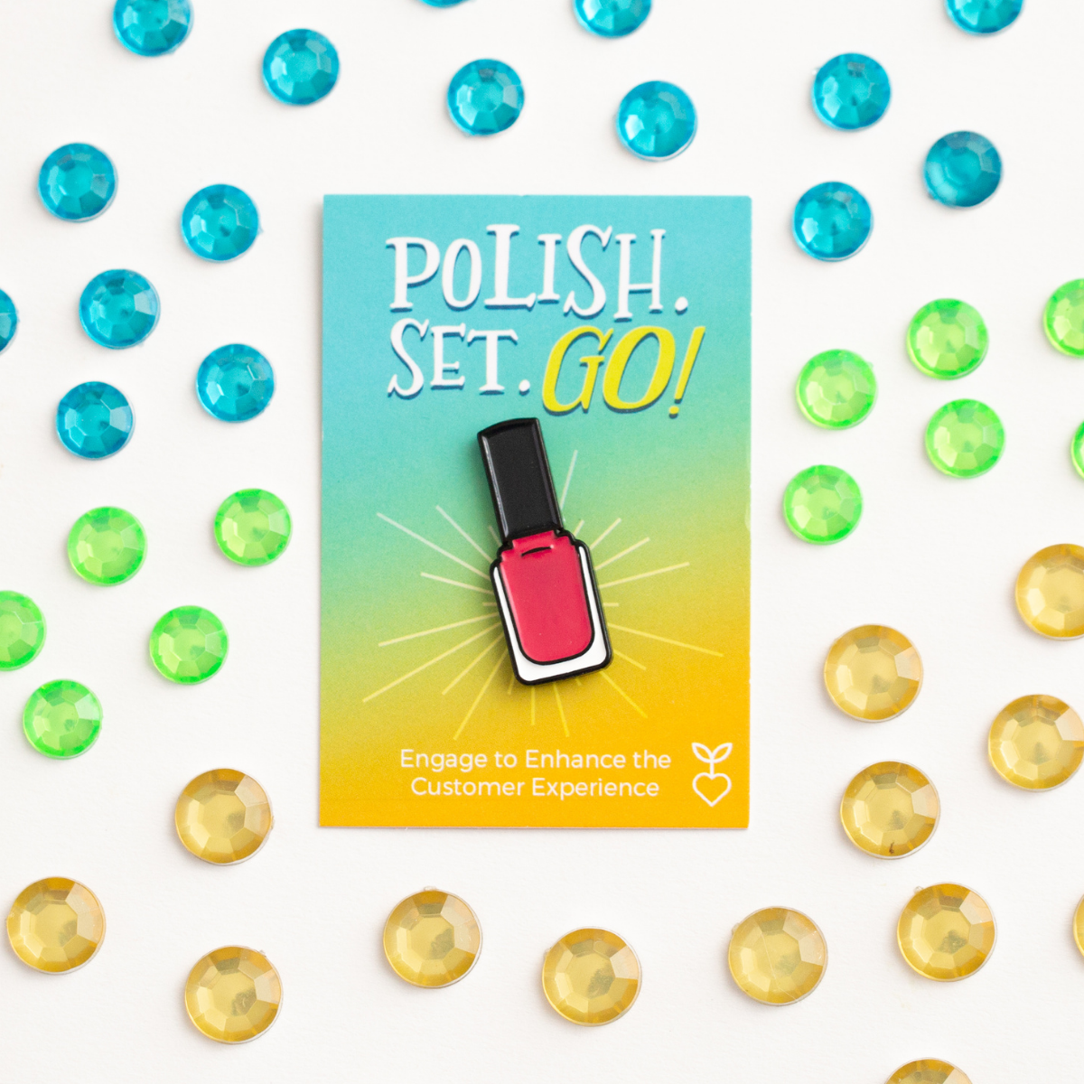 NAIL POLISH BOTTLE PIN