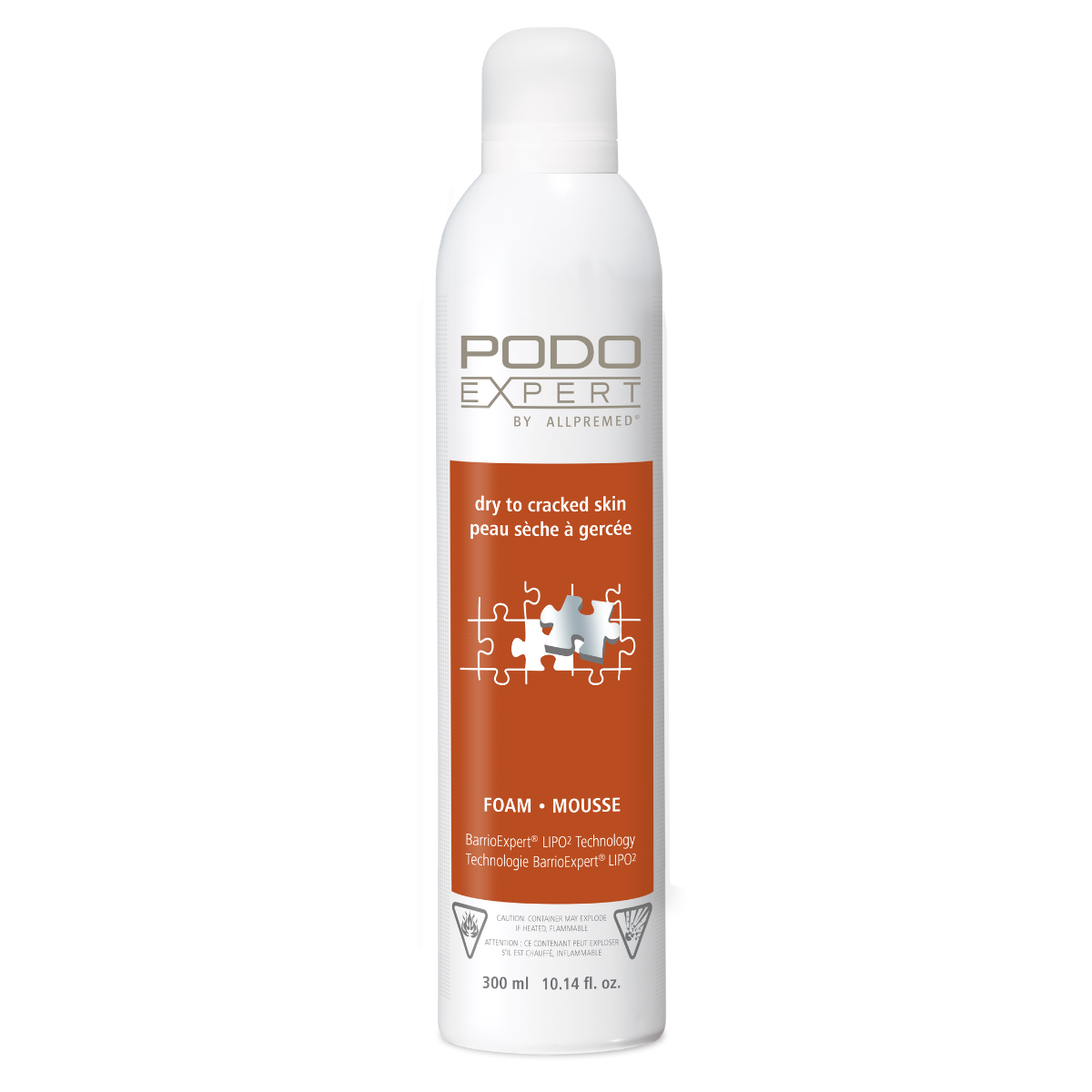 PODOEXPERT DRY TO CRACKED SKIN FOAM - PRO SIZE