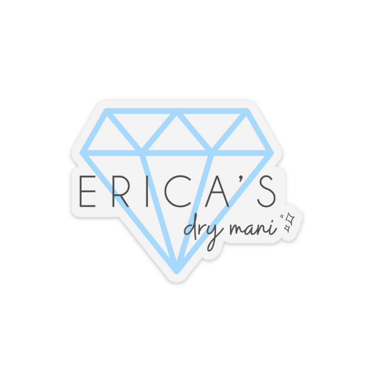 ERICA'S DRY MANI WINDOW CLING
