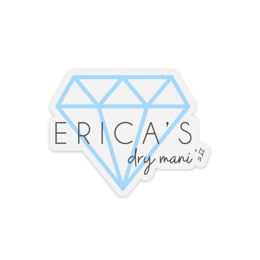 ERICA'S DRY MANI WINDOW CLING